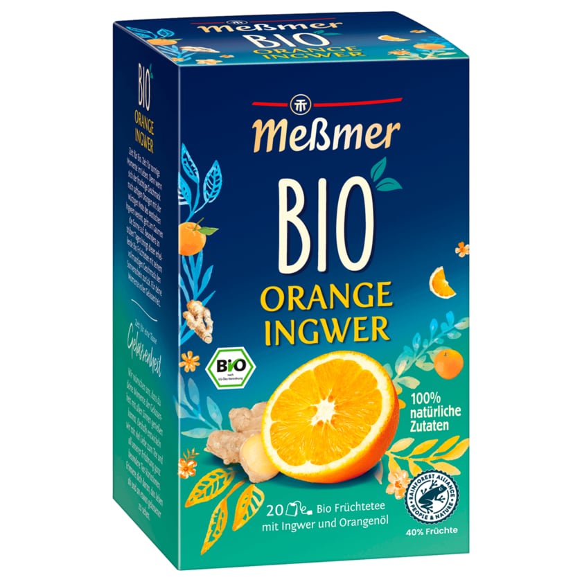 Meßmer Bio Orange Ingwer 55g, 20 Beutel